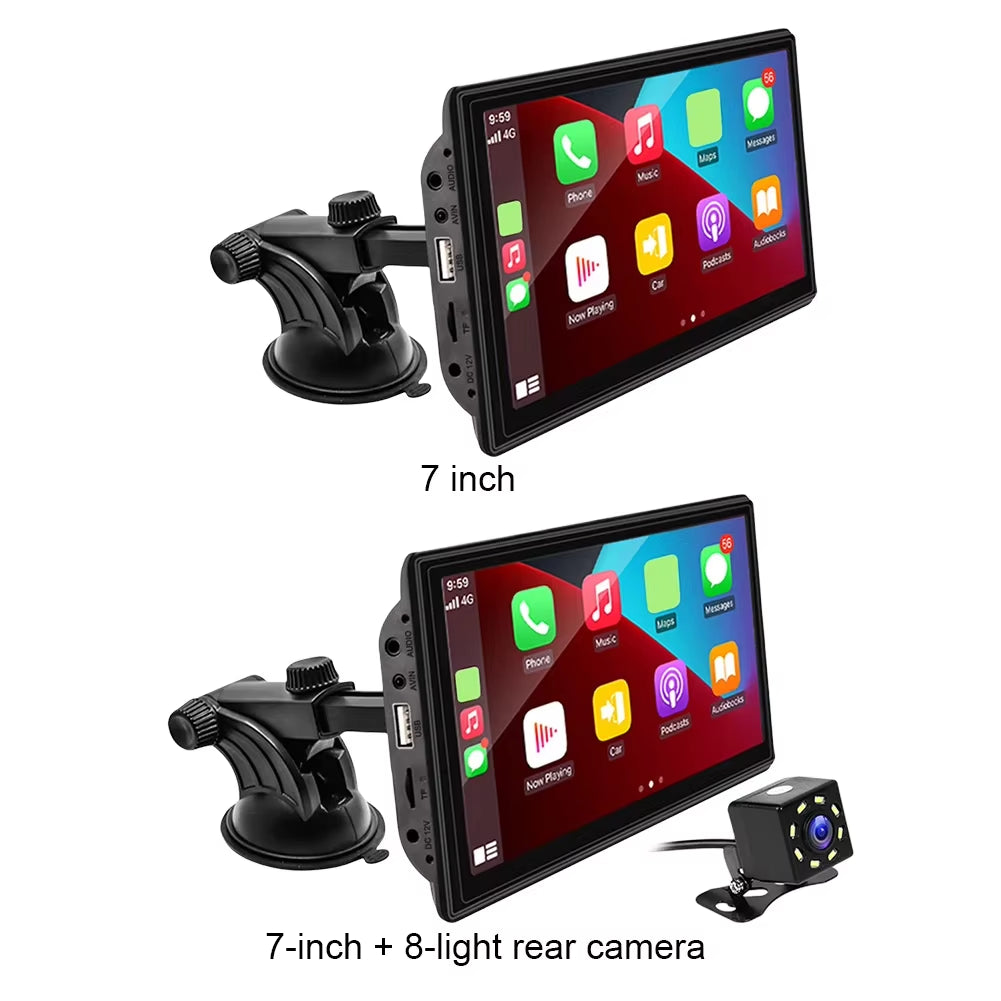Carplay Android Auto Car Radio HD Display Car Monitor Bluetooth-Compatible Car Intelligent System Wifi FM Radio Reversing Camera
