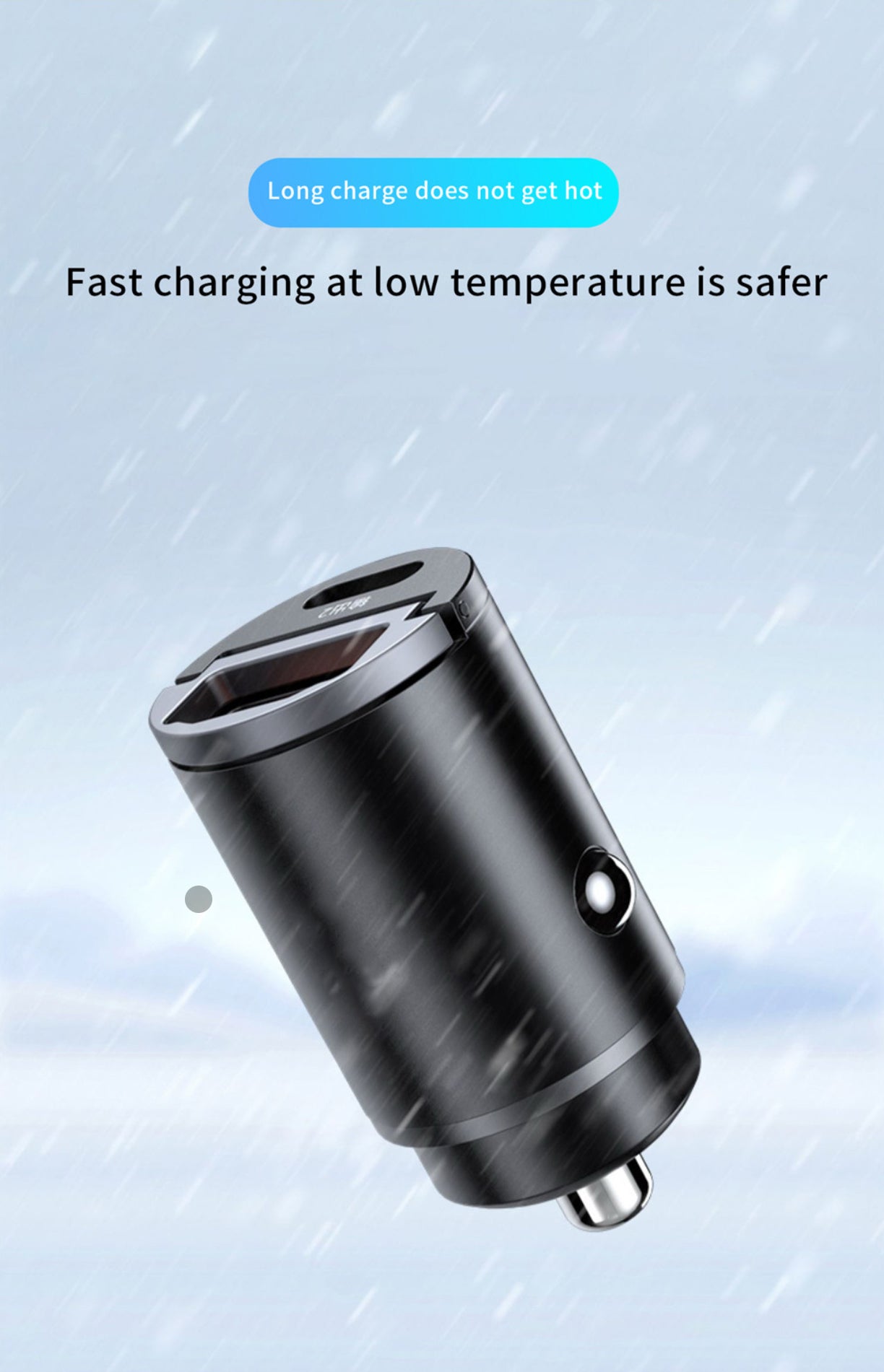 Compact 200W Car CHarger - DualBoost V2 USB Adapter