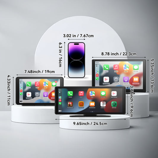 Wireless CarPlay Screen - DriveCast Pro 7” Touch Display