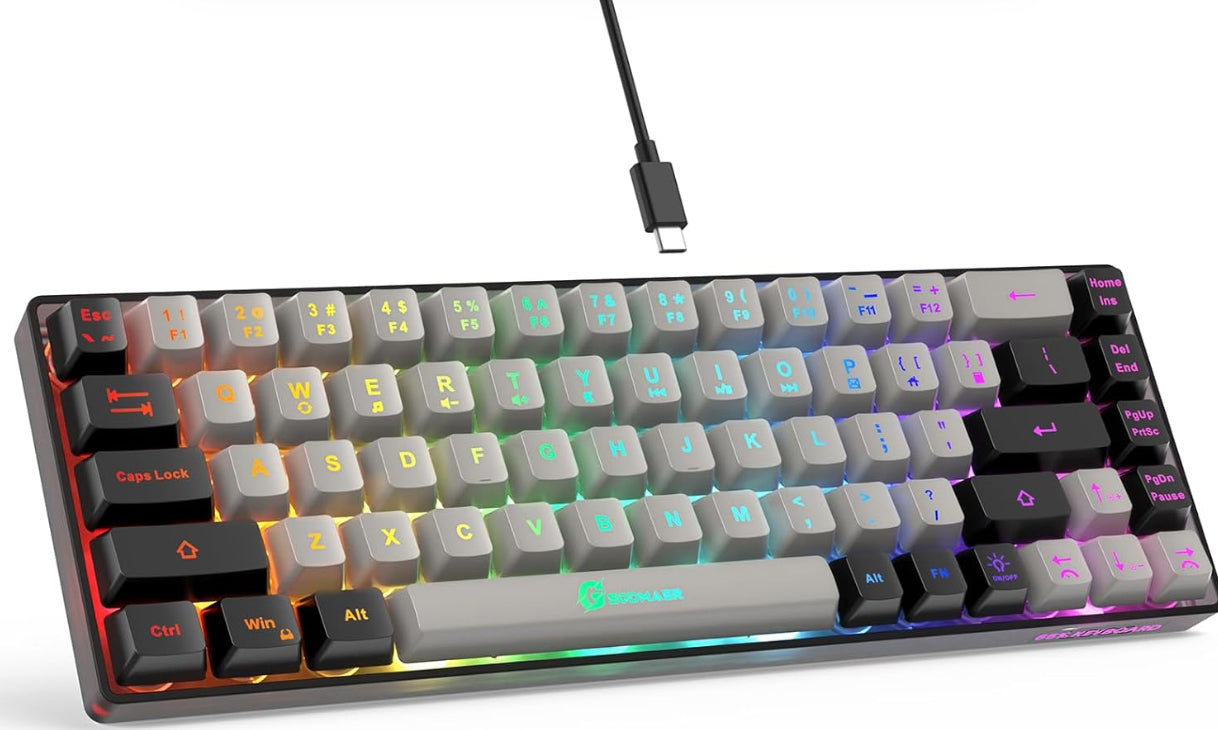 Gaming Keyboard - UltraBoard Core Backlit 68-Key Wired