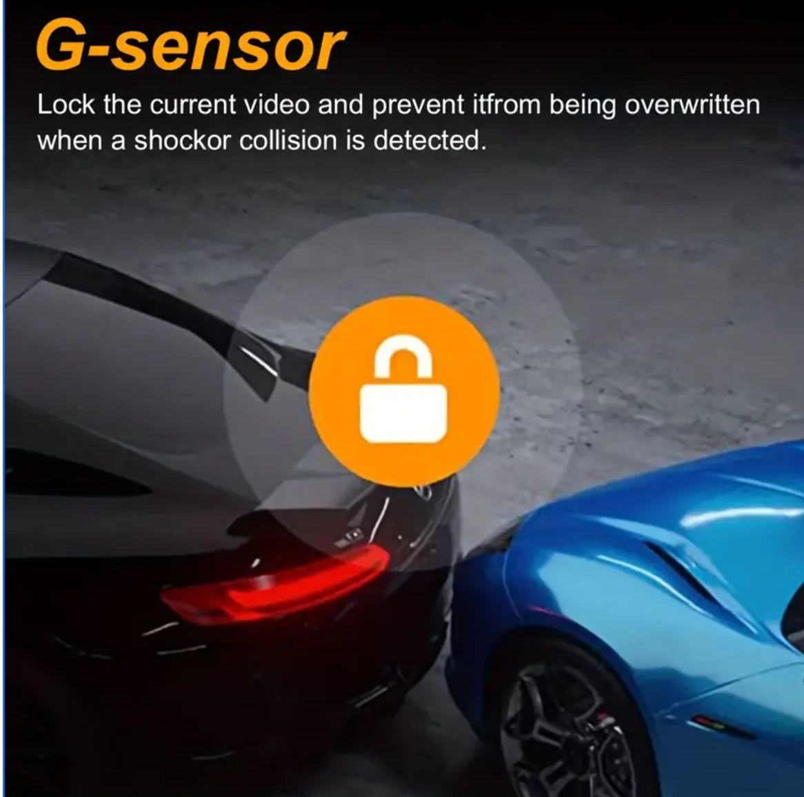 Dash Cam - VisionGuard Mini 1080P Dual IR Loop Recording