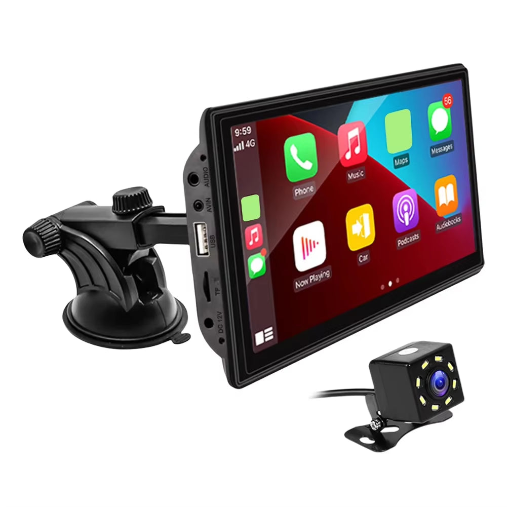 Carplay Android Auto Car Radio HD Display Car Monitor Bluetooth-Compatible Car Intelligent System Wifi FM Radio Reversing Camera