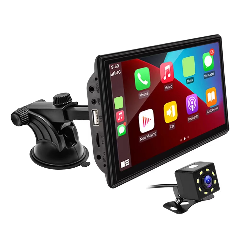 Carplay Android Auto Car Radio HD Display Car Monitor Bluetooth-Compatible Car Intelligent System Wifi FM Radio Reversing Camera