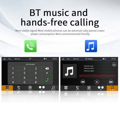 Carplay Android Auto Car Radio HD Display Car Monitor Bluetooth-Compatible Car Intelligent System Wifi FM Radio Reversing Camera